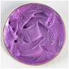 1911 René Lalique – Broche Papillons Verre Blanc Sur Clinquant Violet 6