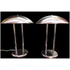 Paire de lampes vintage chrome champignon par Robert Sonneman, années 70. 10