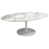 KNOLL & Eero Saarinen Table ovale “TULIP”, 198x121cm marbre Calacatta 7