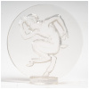 René Lalique : Cachet « Faune » en verre blanc moulé pressé 7