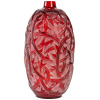 René Lalique : 1921 Vase « Ronce » teinté rouge 9