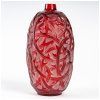 René Lalique : 1921 Vase « Ronce » teinté rouge 11