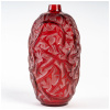 René Lalique : 1921 Vase « Ronce » teinté rouge 10