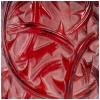 René Lalique : 1921 Vase « Ronce » teinté rouge 14