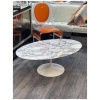 Eero Saarinen & Knoll International – table basse ovale “tulipe” en marbre 16