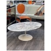 Eero Saarinen & Knoll International – table basse ovale “tulipe” en marbre 18