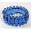 1928 René Lalique – Bracelet Art Déco Renaissance Verre Bleu Saphir 7