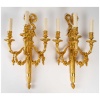 Paire de grandes appliques de style Louis XVI. 10