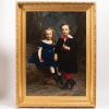 Adolphe Etienne Piot (1825-1910), Les enfants, huile sur toile, 1871 10