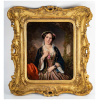 Henri-Guillaume Schlesinger (1814-1893) – Portrait d’une élégante Dame, huile sur panneau vers 1849 14