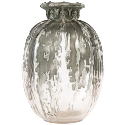 René LALIQUE (1860-1945) : Vase « Fontaines » couvert (1912)