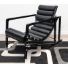 Eileen Gray – Ecart International – Transat Cuir Noir Et Bois Laqué Noir 7