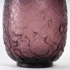 René Lalique : Vase “Monnaie du Pape” teinté Améthyste -1914 14