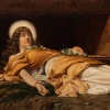 Théobald Chartran (1849-1907), La mort de Sainte-Cécile, huile sur toile, XIXe 12