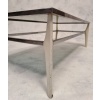 Table basse italienne – Metal & Verre fumé – Ca 1970 15