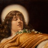 Théobald Chartran (1849-1907), La mort de Sainte-Cécile, huile sur toile, XIXe 15