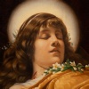 Théobald Chartran (1849-1907), La mort de Sainte-Cécile, huile sur toile, XIXe 16