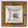 Lucien Falize : Paire de flacons a section carré en argent massif et cristal circa 1905 15