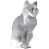 Lalique France : “Chat Assis” en cristal 7