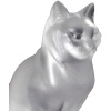 Lalique France : “Chat Assis” en cristal 8