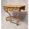 Console de style Louis XV sur Quatre Pieds – Bois Laqué – 19ème 16