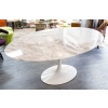 Eero Saarinen pour Knoll : Table « Tulip ovale » en marbre calacatta oro 11