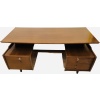 Jacques Hauville Bureau double face ouvrant par trois tiroirs et un caisson 7