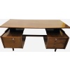 Jacques Hauville Bureau double face ouvrant par trois tiroirs et un caisson 10