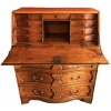 Commode Bureau Louis XV Scriban en noyer 18è siècle 11