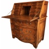 Commode Bureau Louis XV Scriban en noyer 18è siècle 18