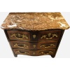 Commode d’époque Louis XIV En Bois De Placage Ouvrant Par 4 Tiroirs 13