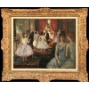 COSSON Marcel Tableau Début 20è Ballerines dans le salon des abonnés à l’Opéra Peinture Huile Signée 14