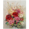 HERVE Jules René Peinture 20è Siècle Bouquet De Fleurs Huile Sur Toile Signée 17