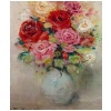 HERVE Jules René Peinture 20è Siècle Bouquet De Fleurs Huile Sur Toile Signée 16