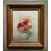 HERVE Jules René Peinture 20è Siècle Bouquet De Fleurs Huile Sur Toile Signée 11