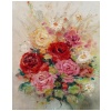 HERVE Jules René Peinture 20è Siècle Bouquet De Fleurs Huile Sur Toile Signée 14