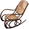 ROCKING CHAIR estampillé Thonet en hêtre courbé 1900. 10