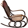 ROCKING CHAIR estampillé Thonet en hêtre courbé 1900. 11