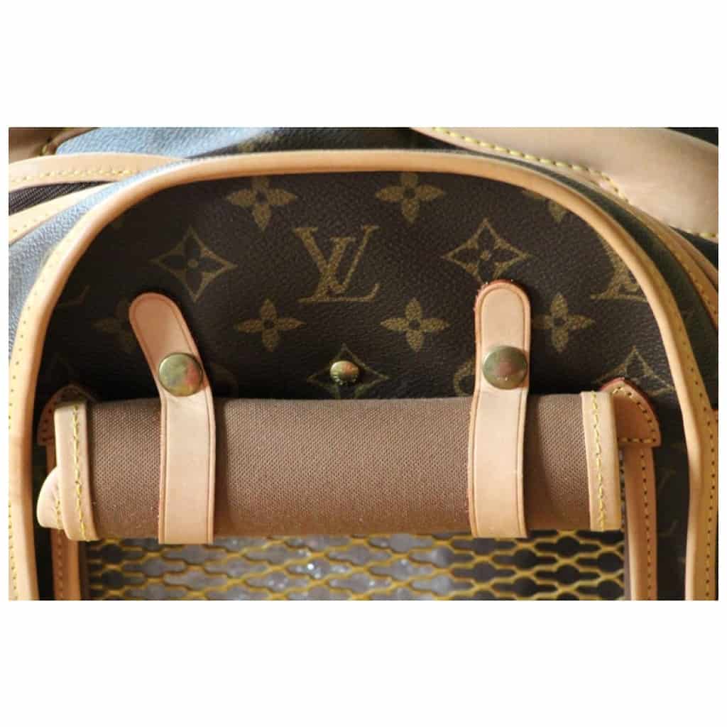 Louis Vuitton Monogramme Sac Chien 40 Cage pour chien de transport