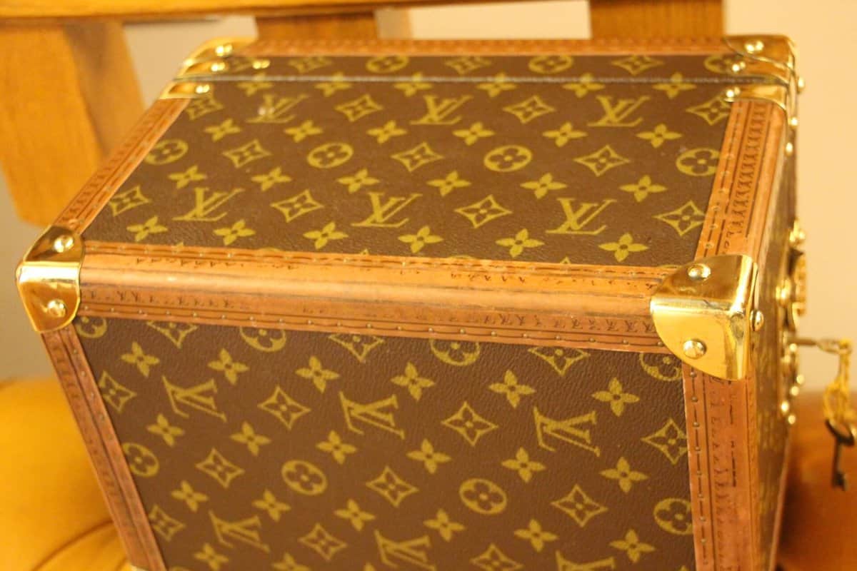 Louis Vuitton Vintage 1980s Monogram Leather Vanity Case  eBay