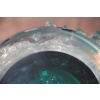 Ancien vase en verre Cénédese Murano bleu-vert turquoise rostrato 32