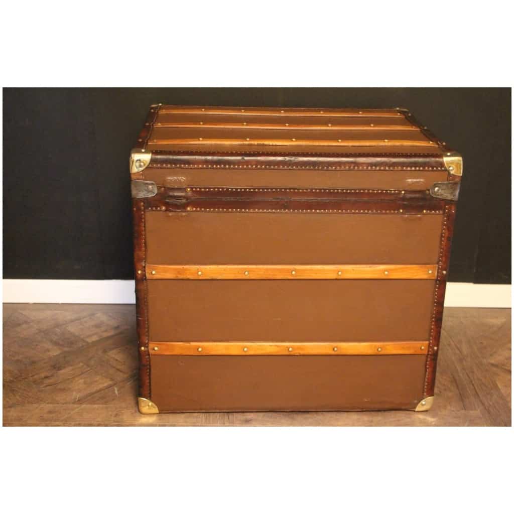 1910s Louis Vuitton Malle Chemise Antique Trunk in Monogram