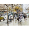 Galien Laloue Peinture 20è Paris Le Marché Aux Fleurs De La Madeleine Gouache Aquarellée Signée 19