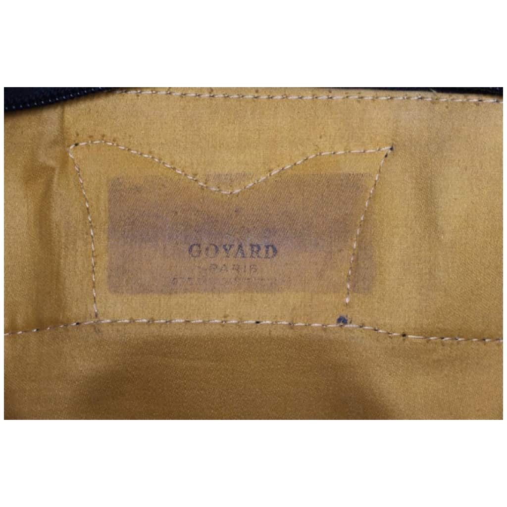 Goyard Travel Bag, Vintage Oversized Goyard Travel Bag Tote at 1stDibs