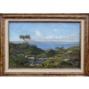 LANSYER Emmanuel Peinture 19ème Siècle Paysage De Méditerranée Huile Sur Toile Signée Et Datée 16