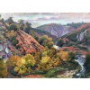 SMITH Alfred Vallée de la Creuse en automne Huile sur toile signée certificat 14