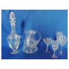 service de 48 verres et broc à eau et carafe en cristal de Lorraine ( prix pour 50 pièces) 9