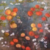 Tableau à l’huile intitulé “Les Fleurs du Bien n°26” du peintre Isabelle Delannoy 7