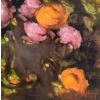 Tableau à l’huile intitulé « Les Fleurs du Bien n°7 » du peintre Isabelle Delannoy 7