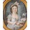 Portrait d’une jeune fille au ruban rose. 9